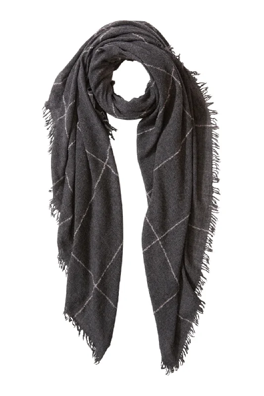 Chan Luu Windowpane Scarf